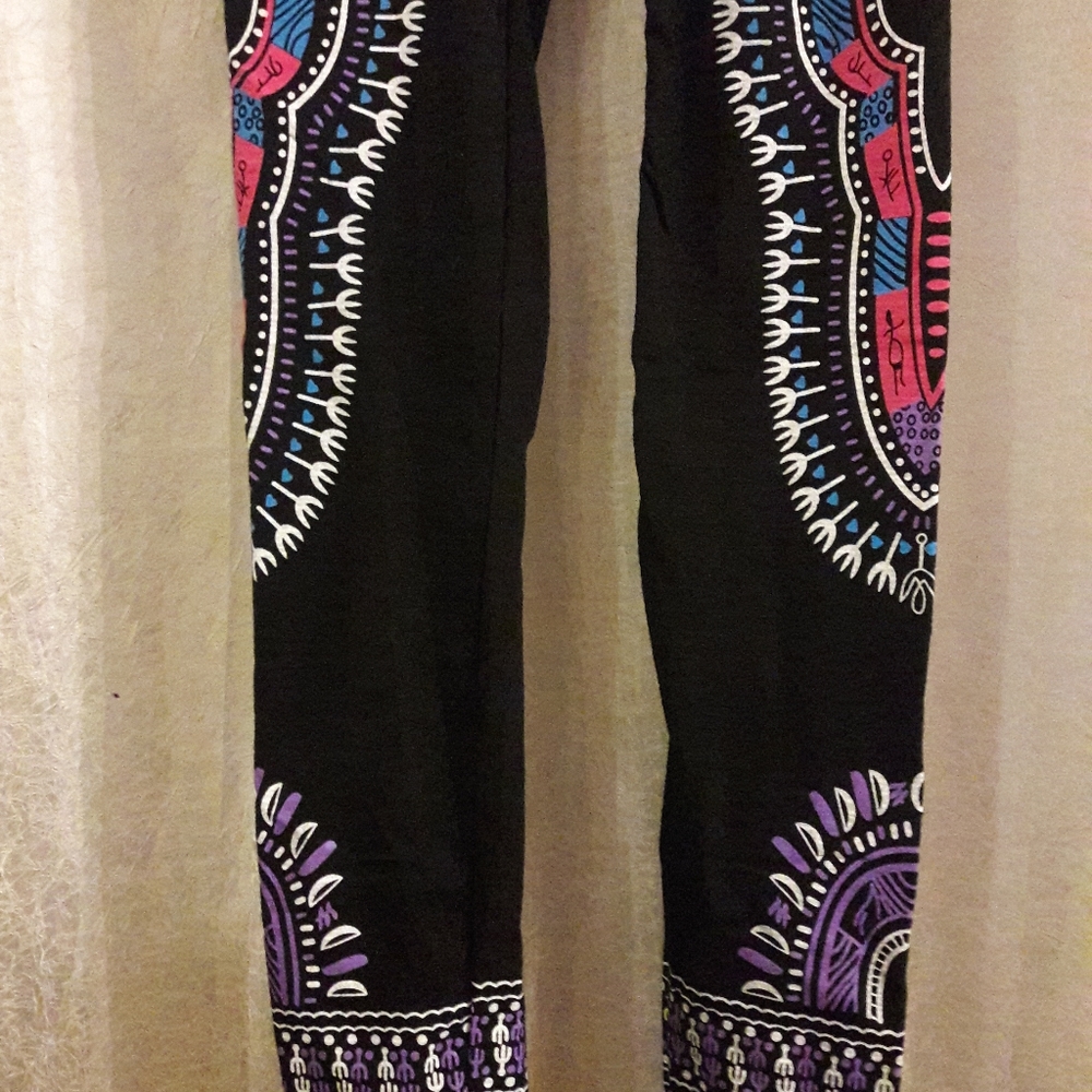 Dashiki stretch leggings